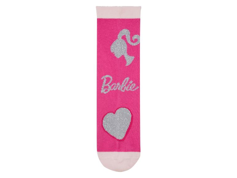 Gehe zu Vollbildansicht: Kleinkinder / Kinder Socken »Barbie«, 3 Paar, mit Baumwolle - Bild 10