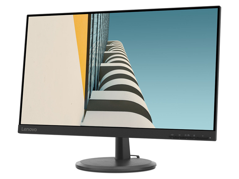 Gehe zu Vollbildansicht: Lenovo 23,8 Zoll (60,5cm) Full-HD LCD Monitor, 66AEKAC1EU - Bild 2