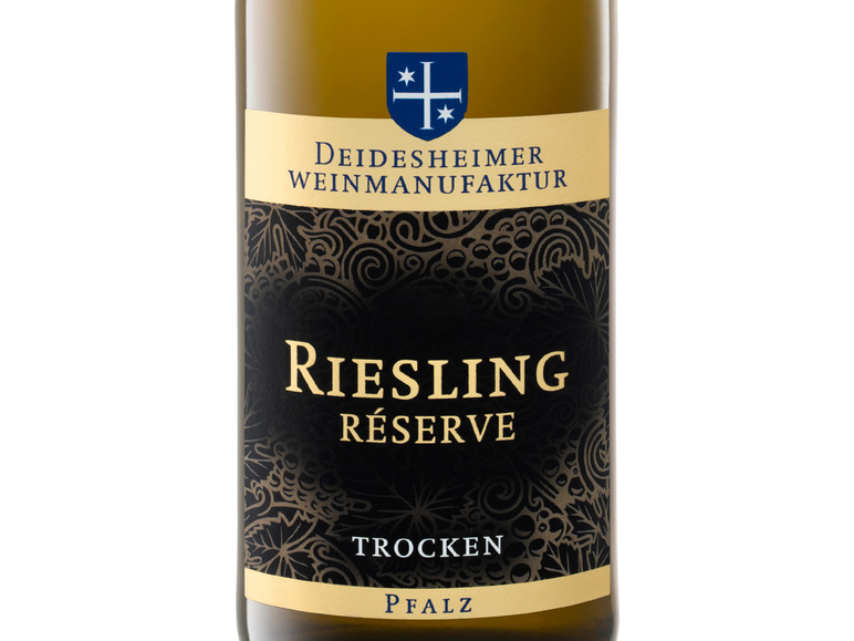 Riesling Pfalz trocken, QbA Réserve Deidesheimer Weißwein 2022 Weinmanufaktur
