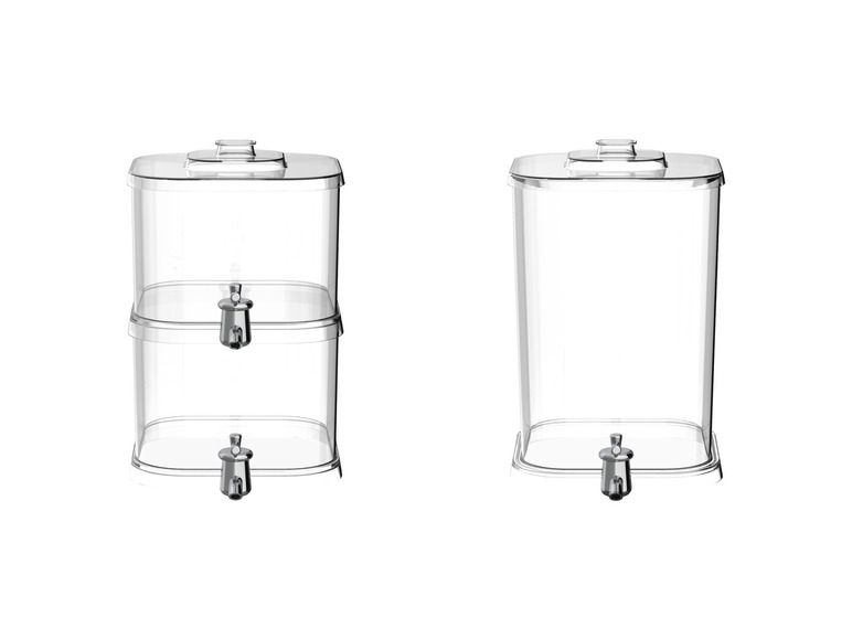 LIVARNO home Getränkespender-Set / Getränkespender, 2 x 4,5 l / 1 x 9 l