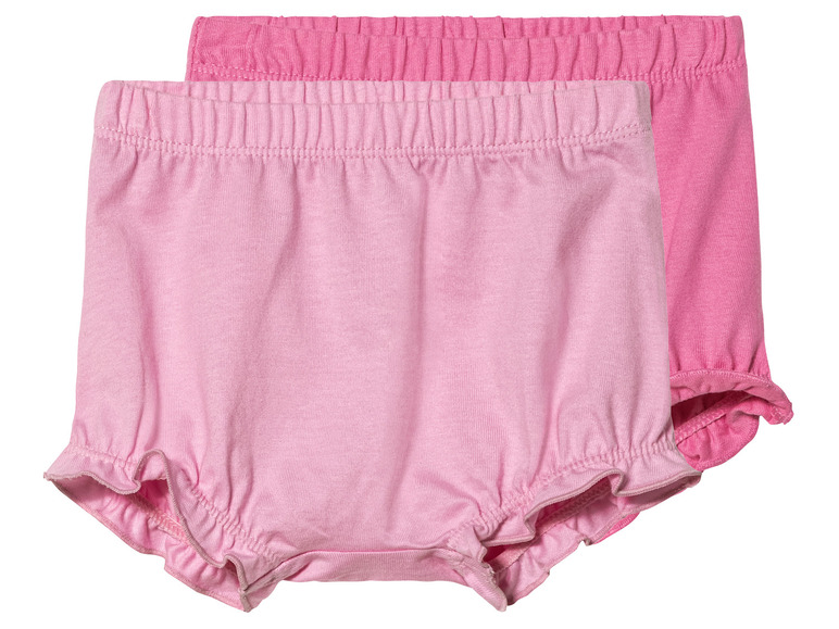 Gehe zu Vollbildansicht: lupilu® Baby Shorts, 2 Stück, reine Baumwolle - Bild 2