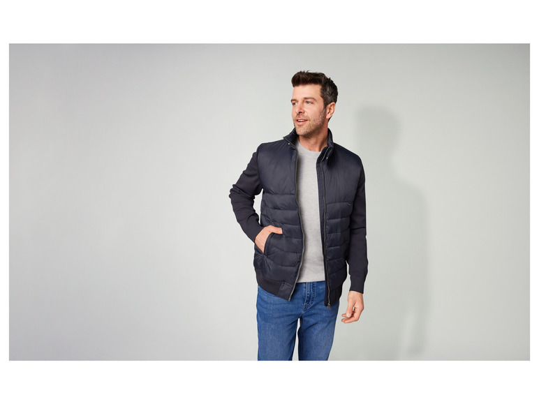 Gehe zu Vollbildansicht: LIVERGY® Herren Lightweightjacke mit Teilsteppung - Bild 3