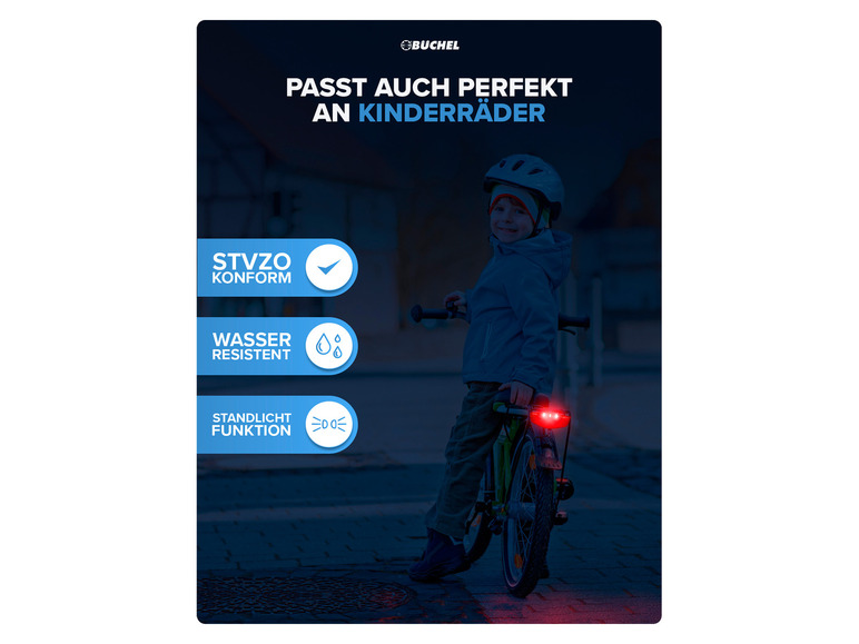 Büchel Gepäckträgerrücklicht E-Bike« »Tivoli Fahrrad