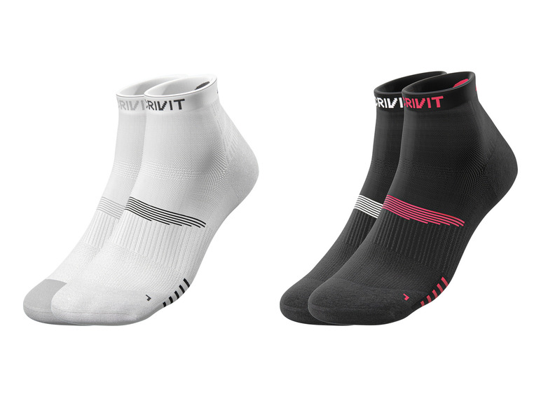 CRIVIT Damen Sportsocken, 2 Paar, optimale Passform