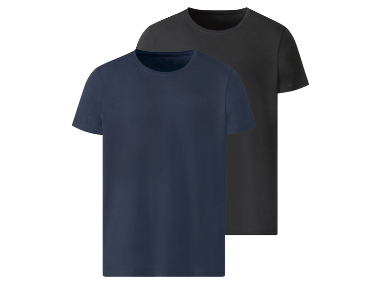 Gehe zu Vollbildansicht: LIVERGY® Herren T-Shirts, 2 Stück, aus reiner Baumwolle - Bild 9