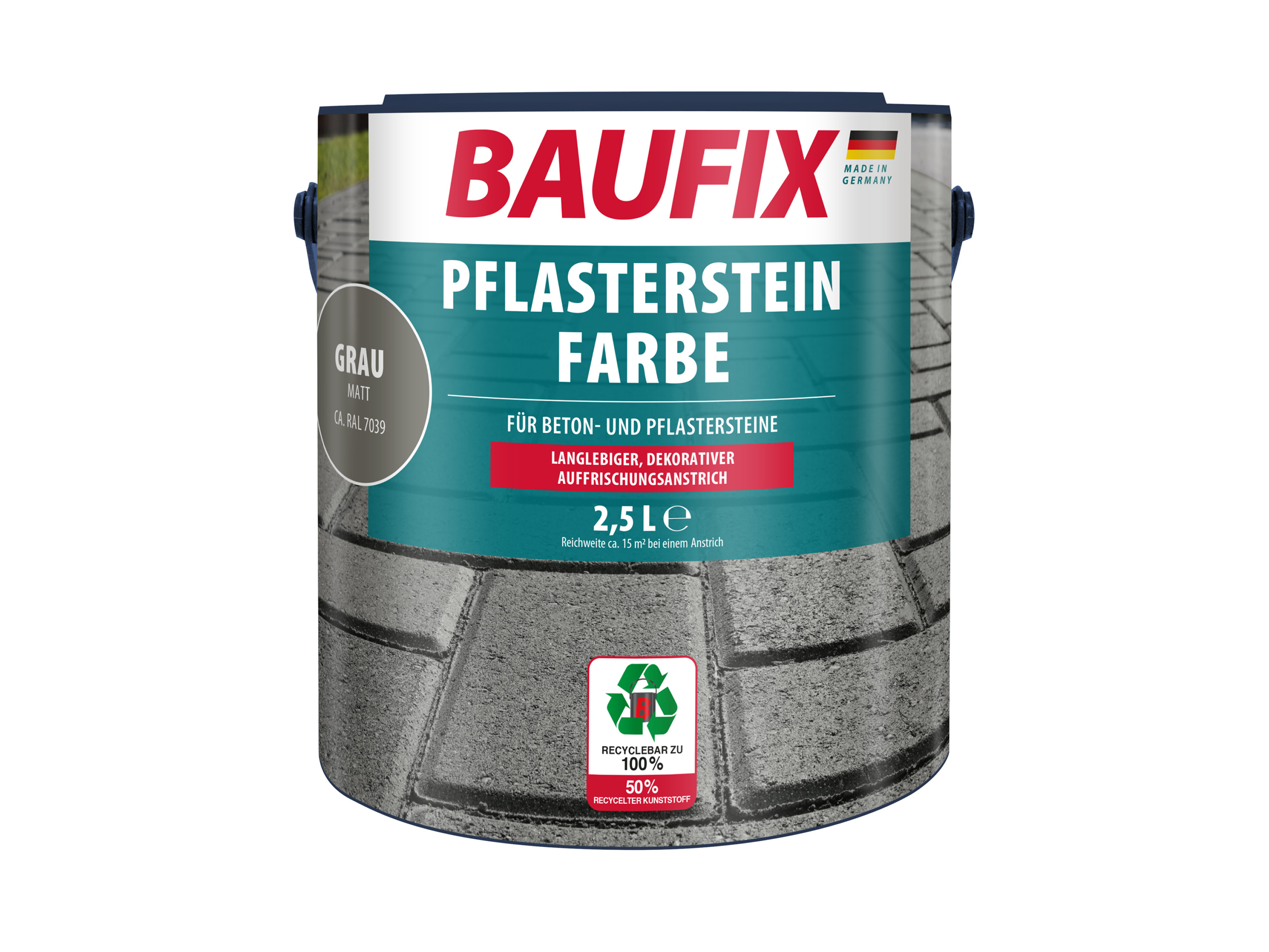 BAUFIX Pflasterstein Farbe (grau matt)