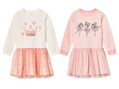 lupilu® Kinder Sweatkleid, mit angesetztem Tüllrock