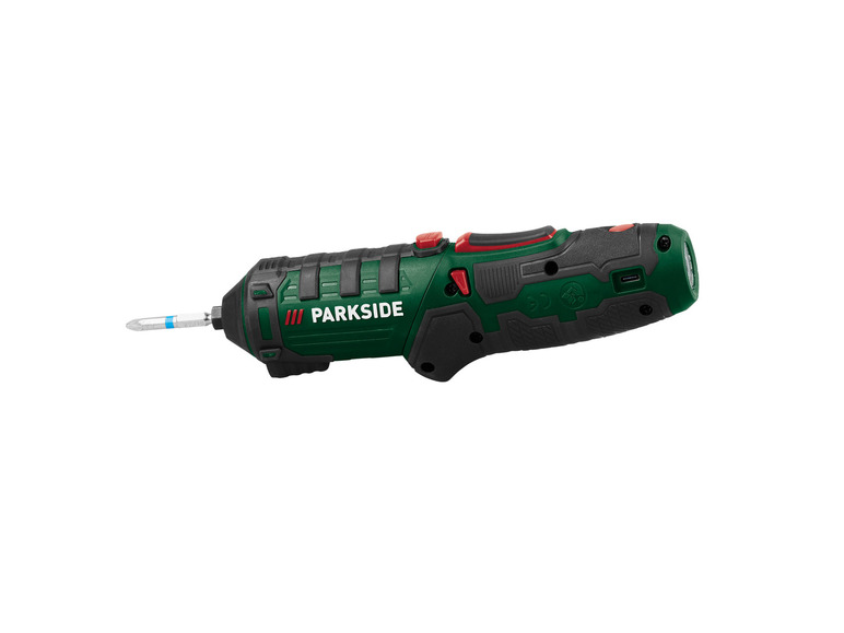 Gehe zu Vollbildansicht: PARKSIDE® 4 V Akku-Stabschrauber »PSSA 4 B2«, drehbarer Griff - Bild 7