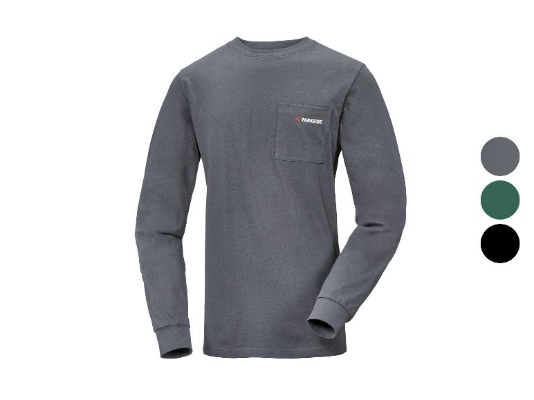 Gehe zu Vollbildansicht: PARKSIDE® Herren Thermo-Langarmshirt, mit hohem Baumwollanteil - Bild 1