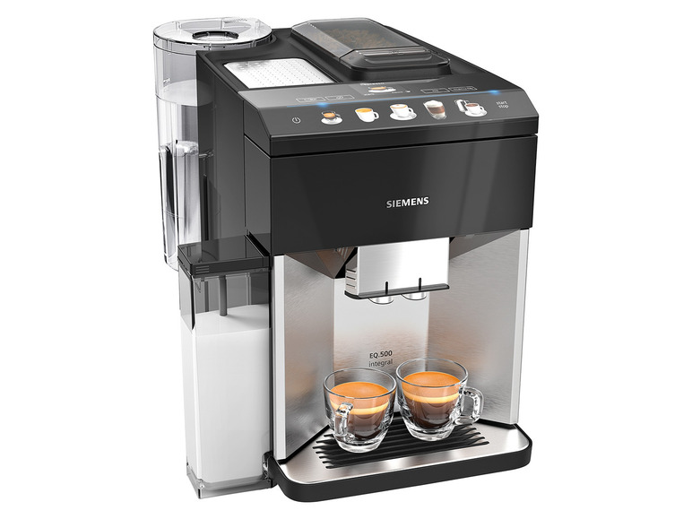 Siemens Kaffeevollautomat, Edelstahl EQ500 TQ507D03 integral