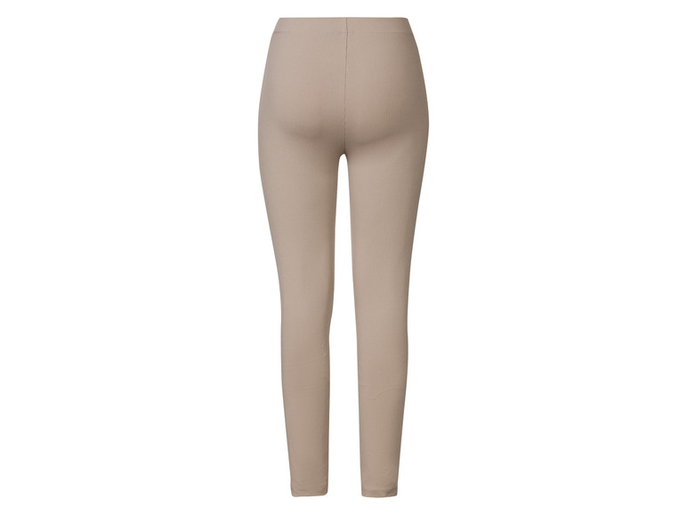 Gehe zu Vollbildansicht: esmara® Damen Gerippte Leggings, hohe Leibhöhe - Bild 3