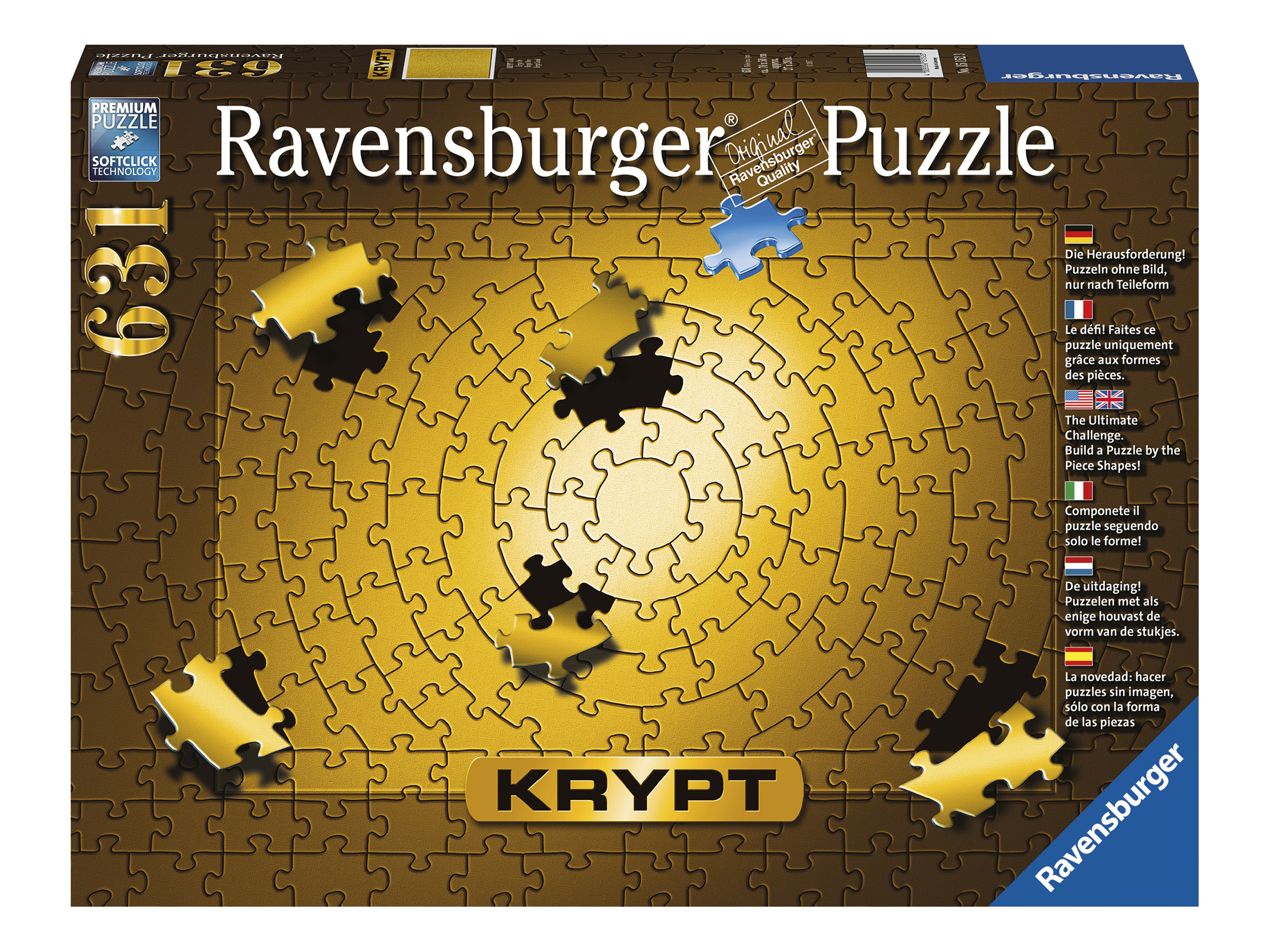 Ravensburger Puzzle 1000 Teile (Krypt Gold)