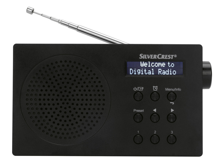 Gehe zu Vollbildansicht: SILVERCREST® DAB+ Radio »SDR 15 A3«, kabellos, mit Li-Ionen Akku - Bild 1