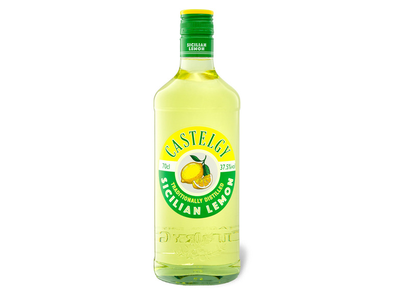 CASTELGY Sicilian Lemon Gin 37,5% | Vol LIDL