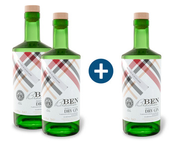 Paket 43,3% Scottish | Gin 2+1 LIDL Ben Dry Vol Bracken
