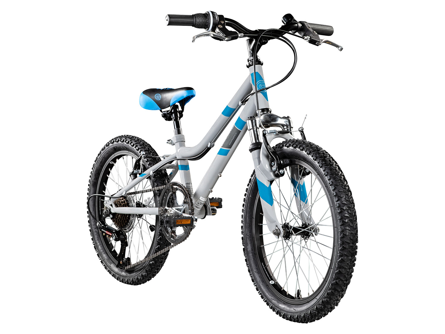 galano GA20 Jugendfahrrad MTB (grau/blau)