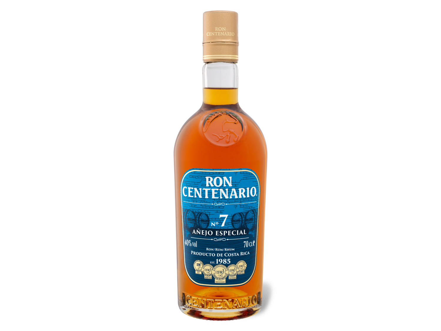 7 Añejo Especial Ron Jahre 40% Centenario Rum Vol