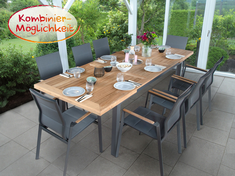 Gehe zu Vollbildansicht: bellavista - Home & Garden® Tisch »Newport«, mit automatischer Auszieh-Funktion - Bild 7