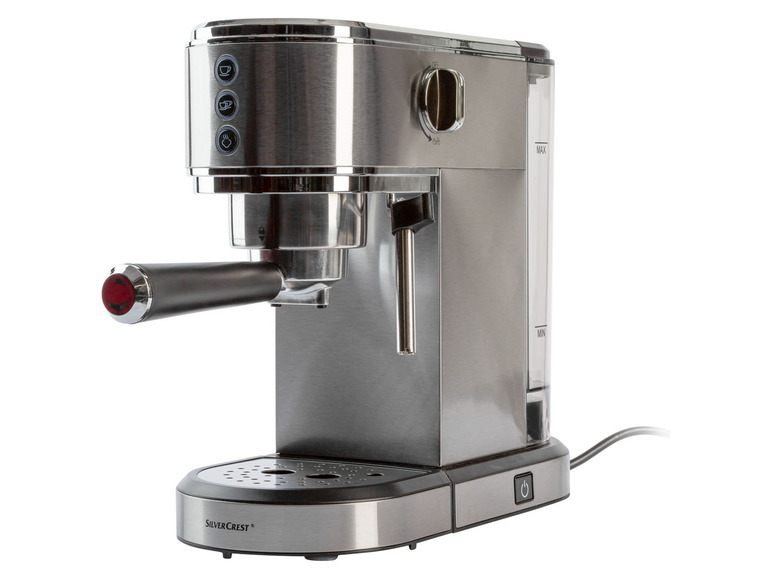 SILVERCREST® KITCHEN TOOLS Siebträgermaschine Slim Espresso SSMS 1350 B2, für