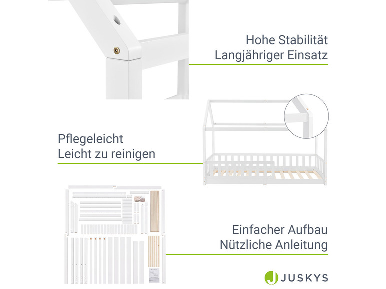 Gehe zu Vollbildansicht: Juskys Kinderbett »Marli«, im skandinavischen Design - Bild 11