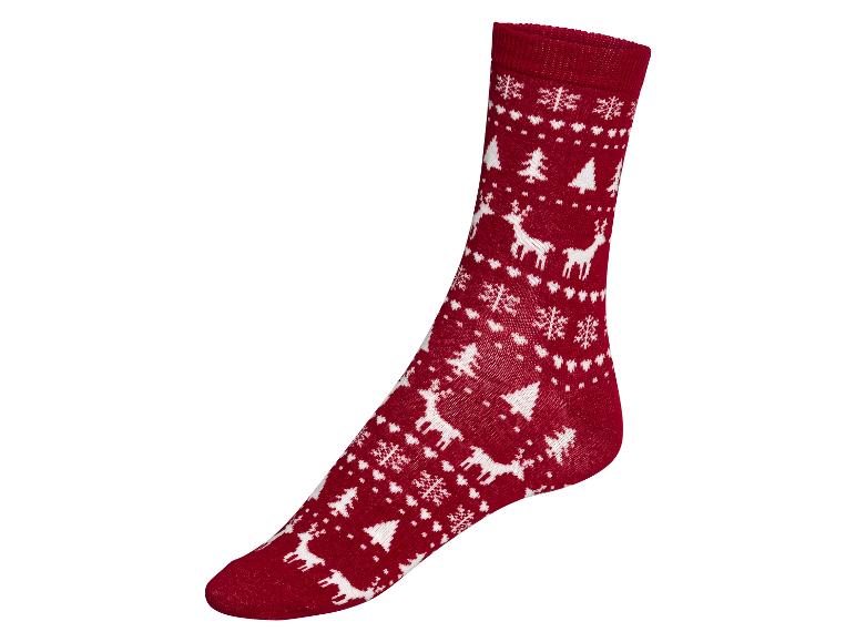 Gehe zu Vollbildansicht: esmara® Damen Socken, 3 Paar, mit Weihnachtsdesign - Bild 6