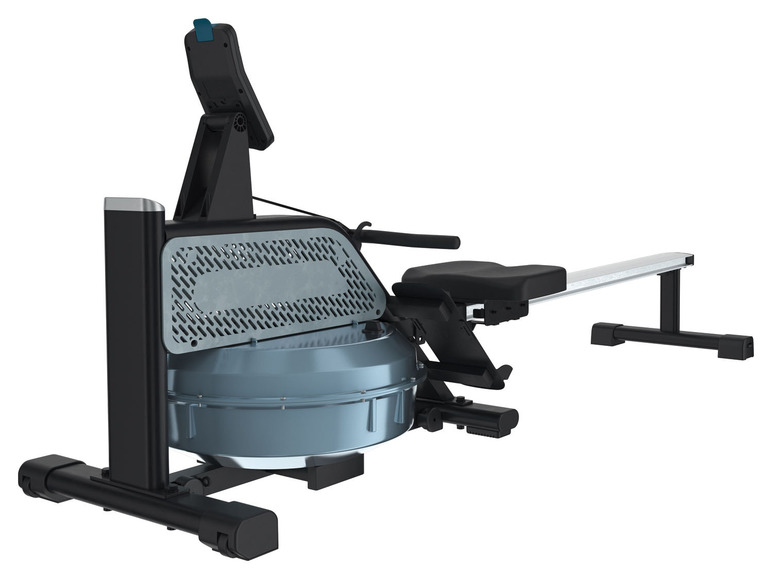 CRIVIT Wasser-Rudermaschine, mit Multifunktionsdisplay, ein für Full-Body-Workout intensives