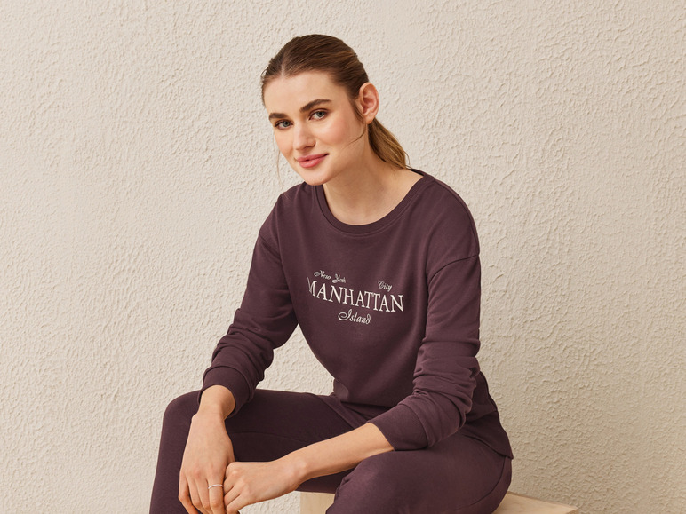 Gehe zu Vollbildansicht: esmara® Damen Sweatpullover / Sweathoodie, leger geschnitten - Bild 6