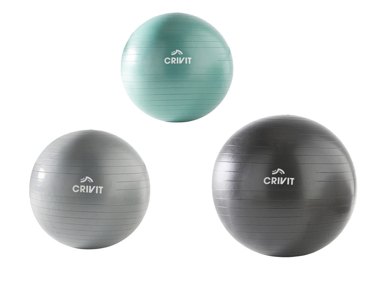 CRIVIT Soft-Gymnastikball, mit Übungs- und Trainingshinweisen