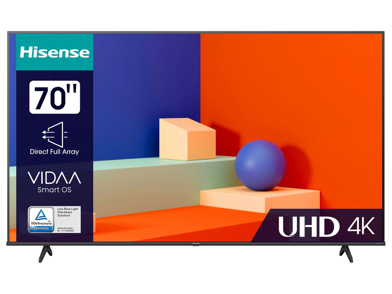 TV, HDR, Hisense UHD, 4K Fernseher V… Smart »A6K« Dolby