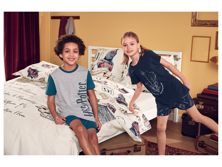 Gehe zu Vollbildansicht: Kinder Jungen Pyjama-Shorty, 2-teilig, mit coolem Print - Bild 3