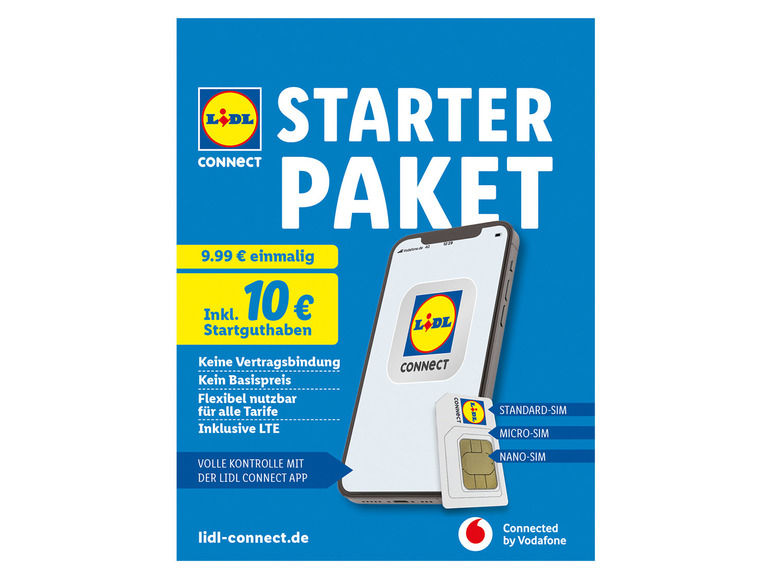 SAMSUNG Smartphone Connect »A047F« LTE Lidl inkl. Galaxy 32 GB A04s Starterpaket