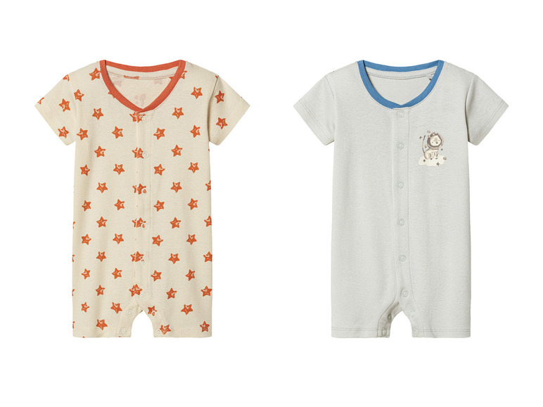 Gehe zu Vollbildansicht: lupilu® Baby Pyjama, reine Bio-Baumwolle - Bild 1