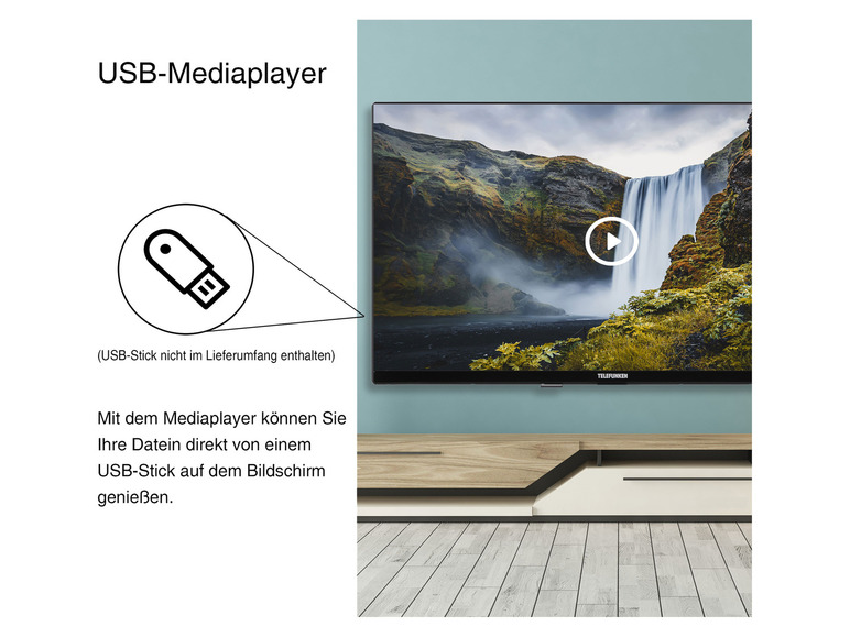 Gehe zu Vollbildansicht: TELEFUNKEN Fernseher »XH32N750M« 32 Zoll (80 cm) HD-Ready - Bild 2