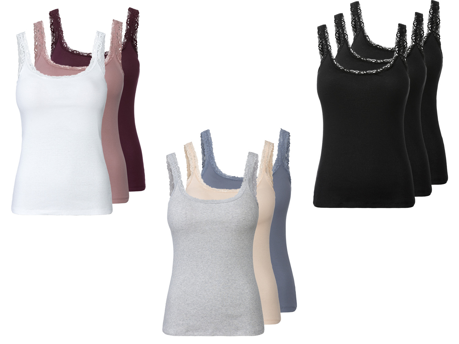 esmara® Damen Top mit eleganter Lochstickerei