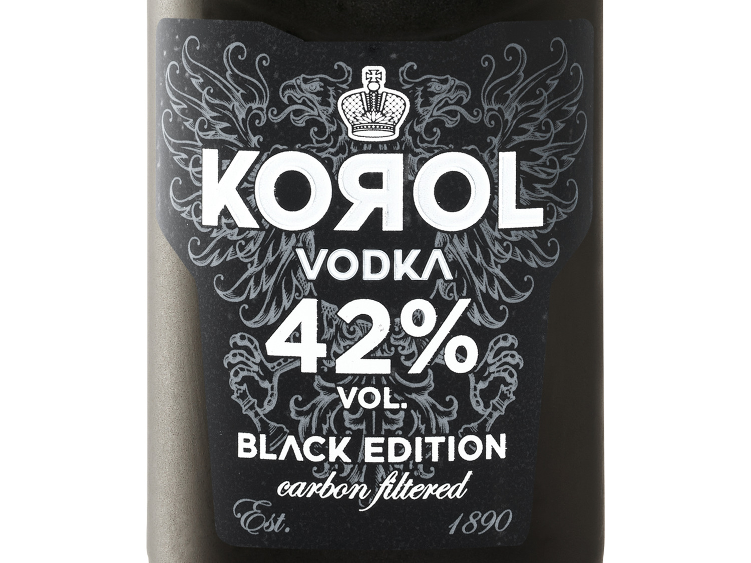 Filtrated Vol Vodka Black Korol Edition Carbon 42%