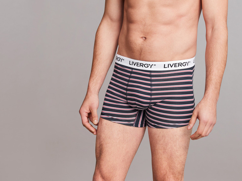 Gehe zu Vollbildansicht: LIVERGY® Herren Boxerhorts, 3 Stück, mit hohem Baumwollanteil - Bild 11