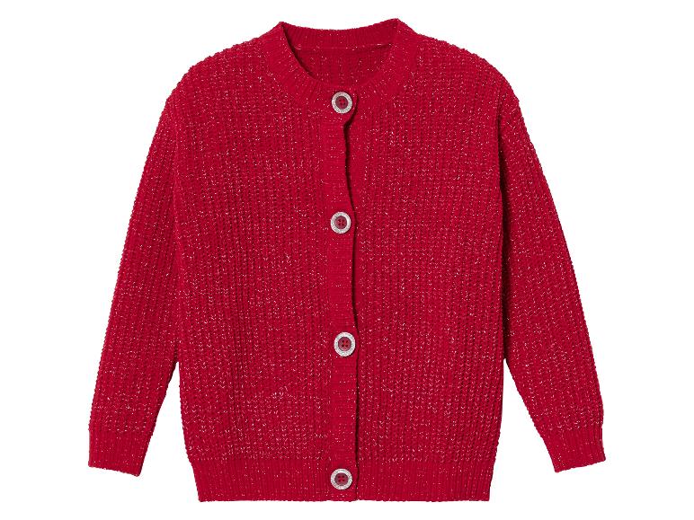 Gehe zu Vollbildansicht: lupilu® Kinder Strickjacke, mit glitzernder Strickstruktur - Bild 2