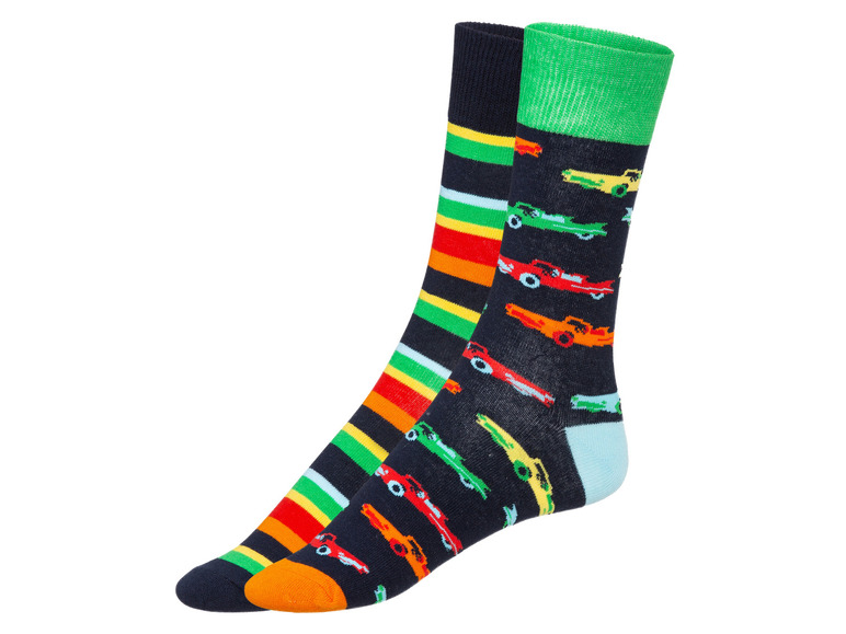 Gehe zu Vollbildansicht: Socken, 2 Paar, mit Baumwolle - Bild 5