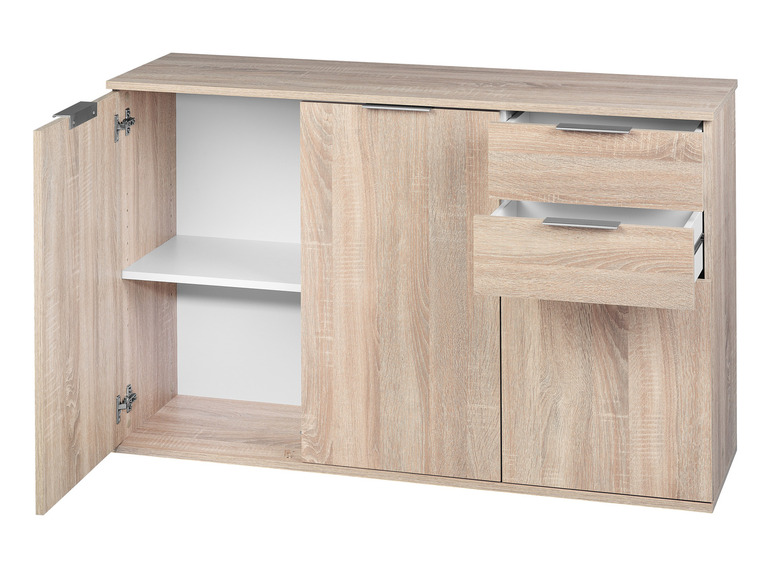 Gehe zu Vollbildansicht: Sideboard, Sonoma-Eiche-Nachbildung - Bild 4