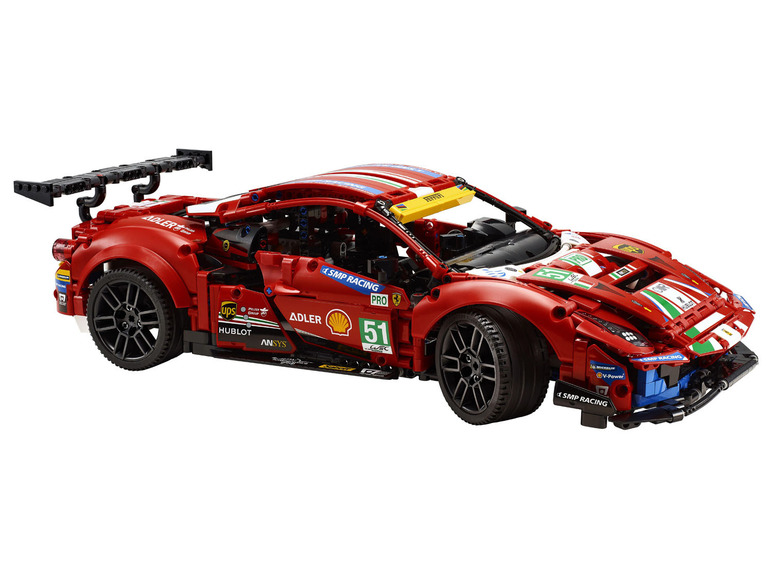 Gehe zu Vollbildansicht: LEGO® Technic 42125 »Ferrari 488 GTE AF Corse #51« - Bild 10