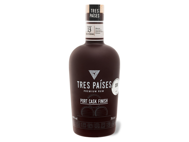 Tres Paises Port Cask Finish 40% Vol Rum