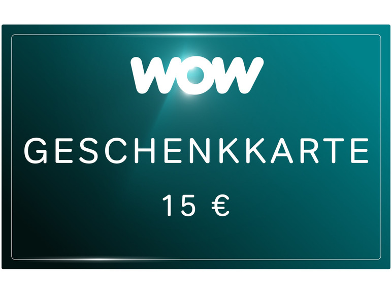 WOW Streaming Geschenkkarte 15€