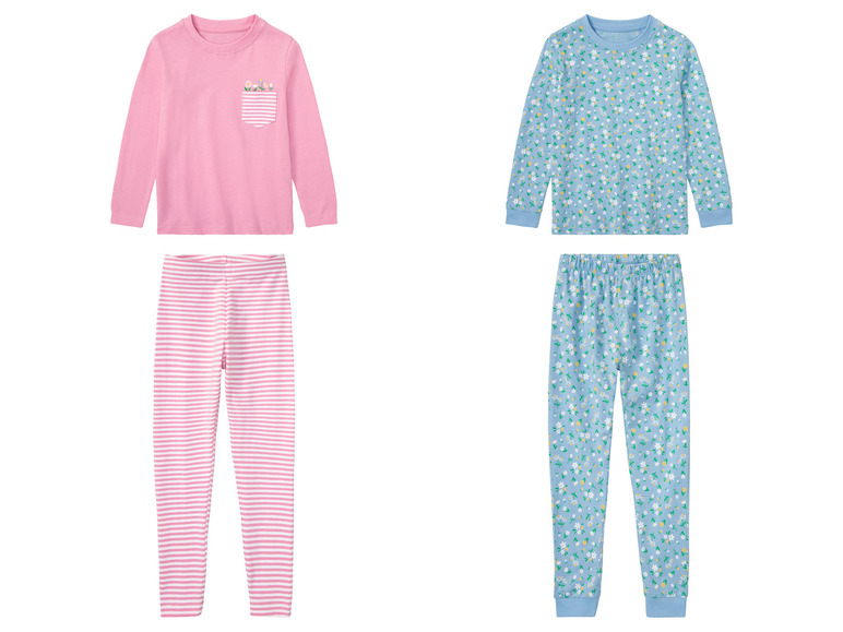 Gehe zu Vollbildansicht: lupilu® Kleinkinder Pyjama, lang, mit Bio-Baumwolle - Bild 1