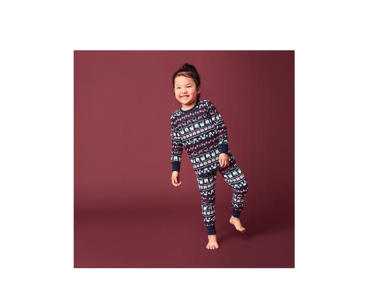 Gehe zu Vollbildansicht: lupilu® Kinder Pyjama, mit weihnachtlichen Motiven - Bild 12