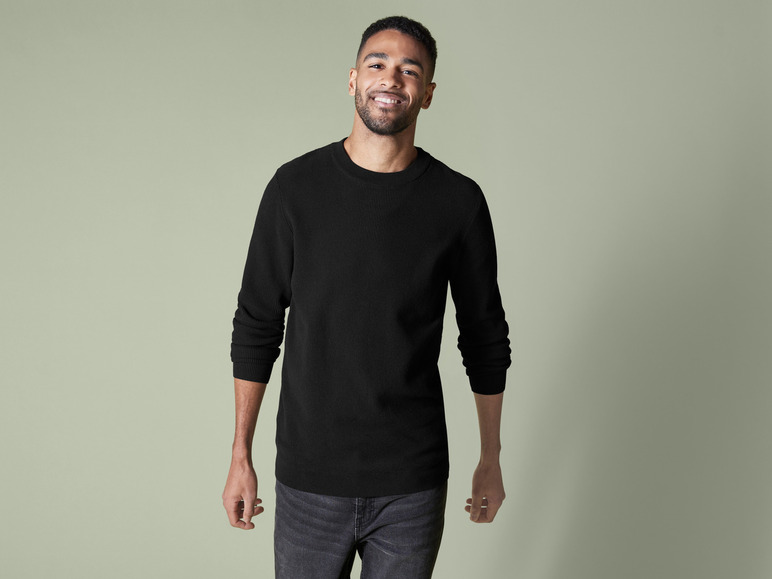 Gehe zu Vollbildansicht: LIVERGY® Herren Feinstrickpullover aus reiner Baumwolle - Bild 9