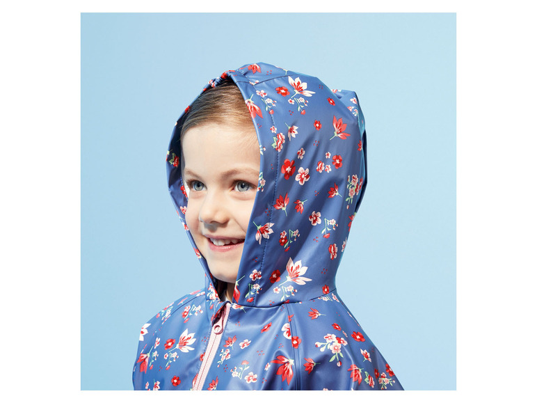 Gehe zu Vollbildansicht: lupilu® LUPILU® Kleinkinder Mädchen Matsch- und Buddeljacke, mit dreiteiliger Kapuze - Bild 12