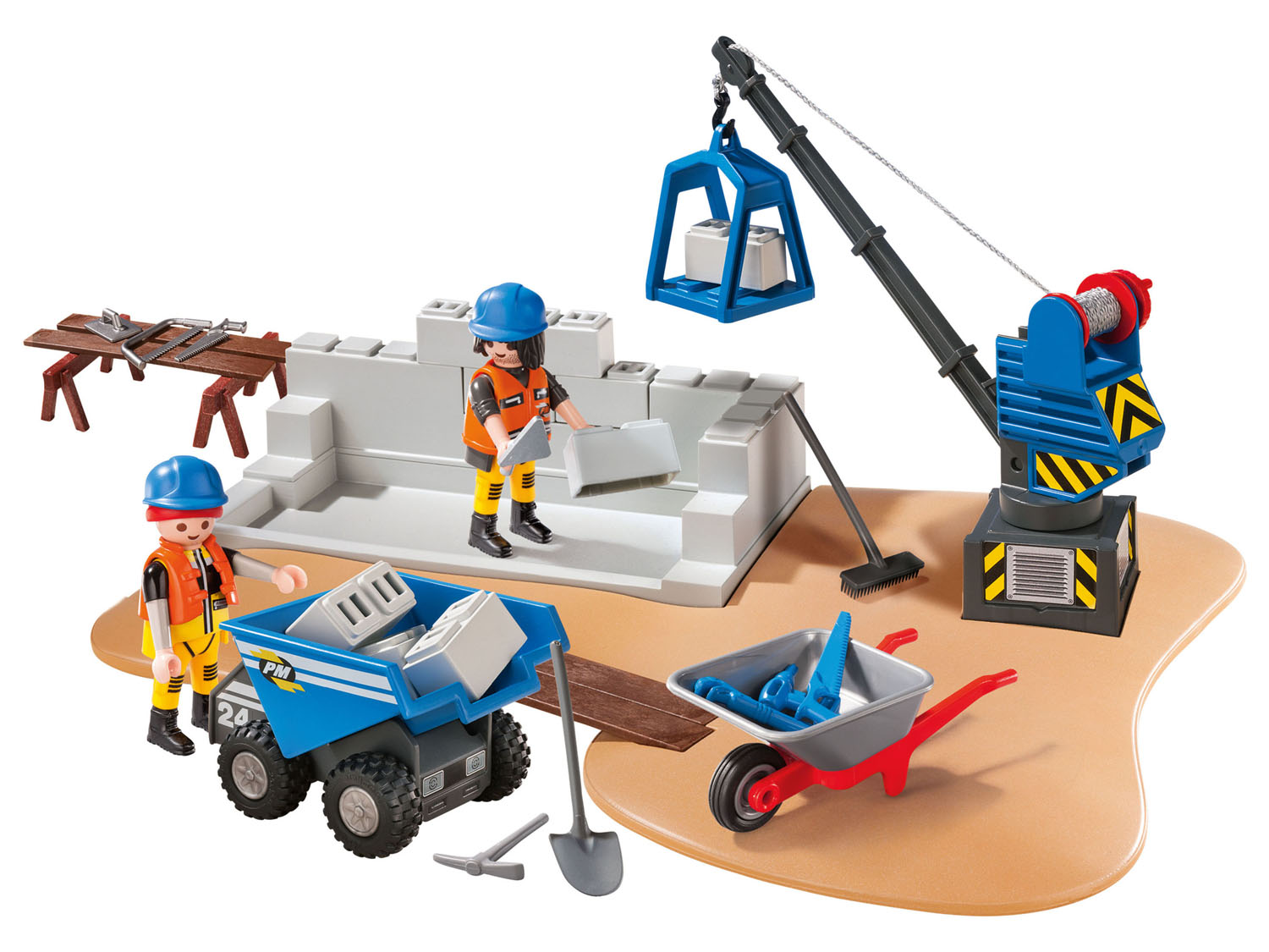 Playmobil Spielset groß (Baustelle)