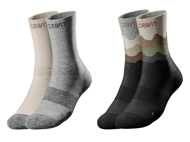 Gehe zu Vollbildansicht: CRIVIT Damen Outdoorsocken, 2 Paar, optimale Passform - Bild 1