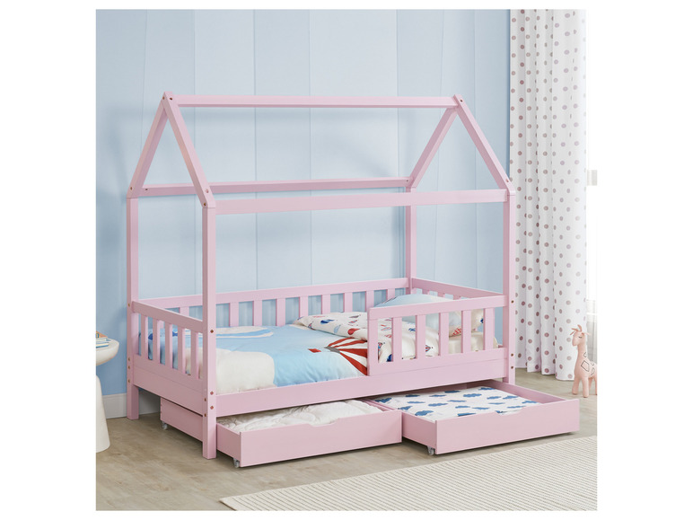 Gehe zu Vollbildansicht: Juskys Kinderbett »Marli«, im skandinavischen Design - Bild 125