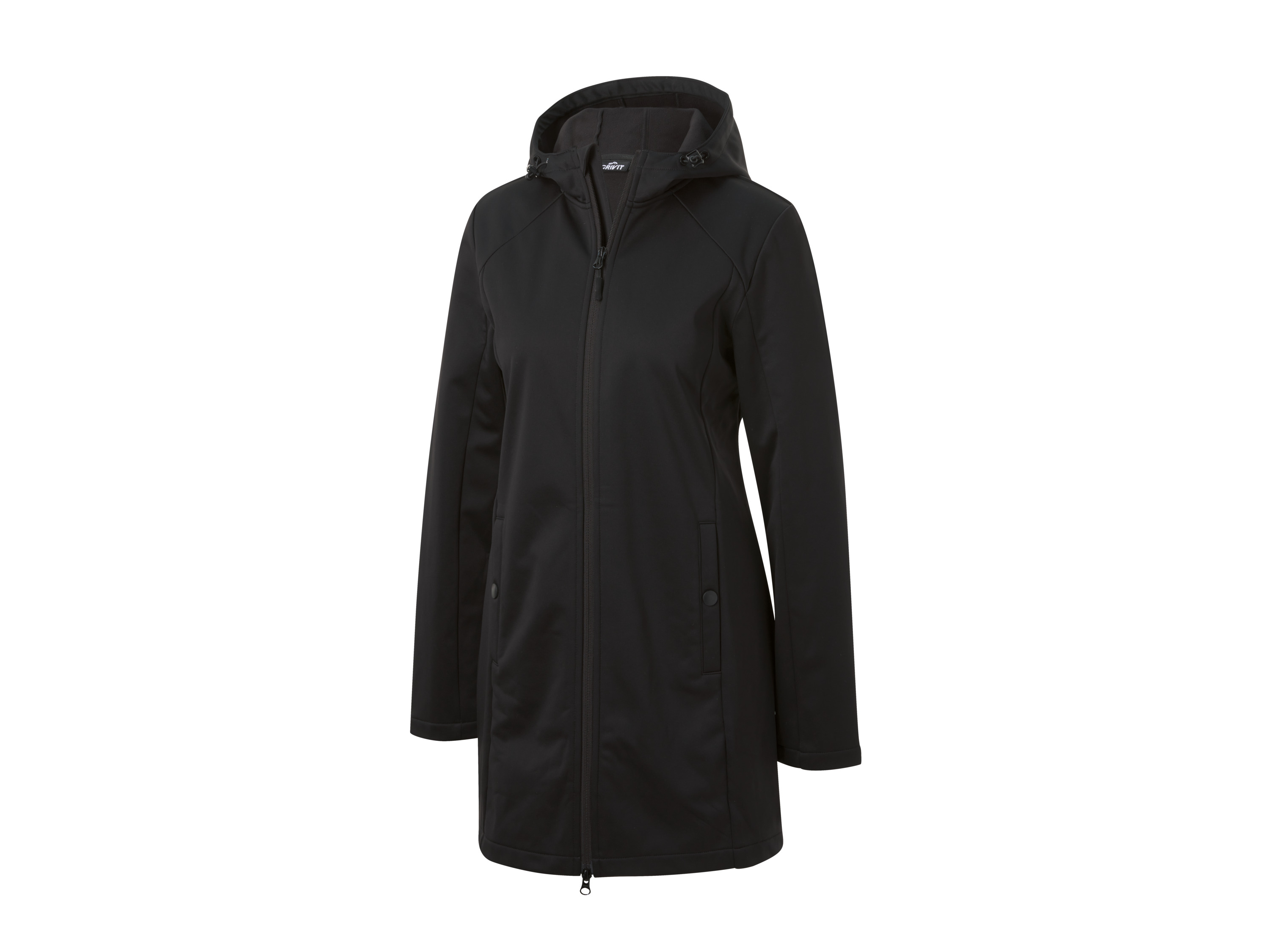 CRIVIT Damen Softshell Mantel (XS(32/34), schwarz) XS(32/34)